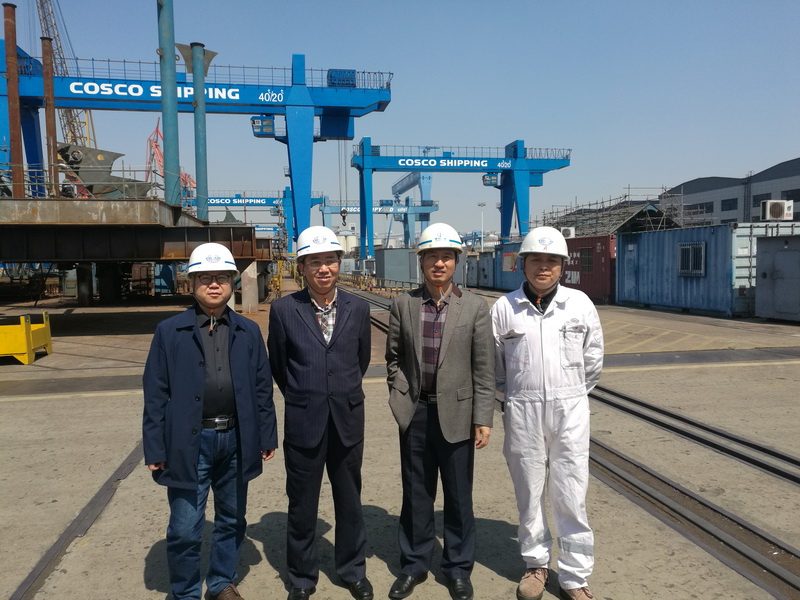 揚子江船舶學(xué)院赴南通惠生重工有限公司等四家船舶企業(yè)調(diào)研