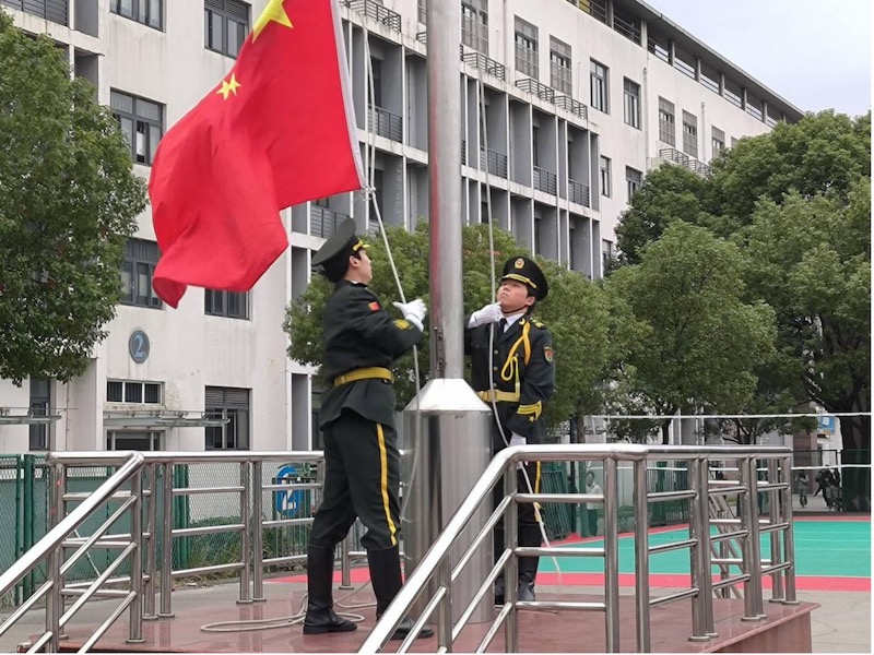 船舶工程學(xué)院舉行升旗儀式暨消防安全主題教育活動