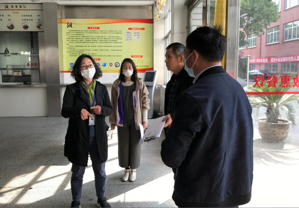學校紀委書記朱雨蘭一行赴錫澄校區(qū)督查疫情防控、開學 準備工作