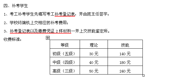 20180321考工補(bǔ)考費用標(biāo)準(zhǔn).png