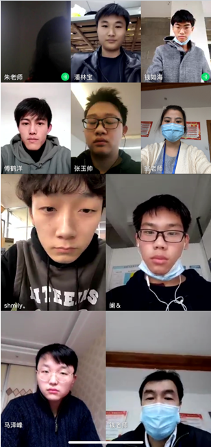 機械工程學院151231班舉行線上畢業(yè)答辯