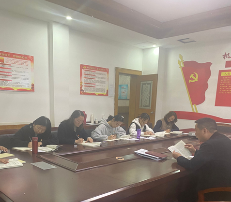 數(shù)模教研室黨支部學(xué)習(xí)習(xí)近平同志在紀(jì)念毛澤東同志誕辰120周年座談會(huì)上的重要講話