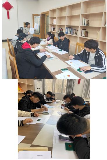 機械工程學院團總支召開入團材料書寫指導會